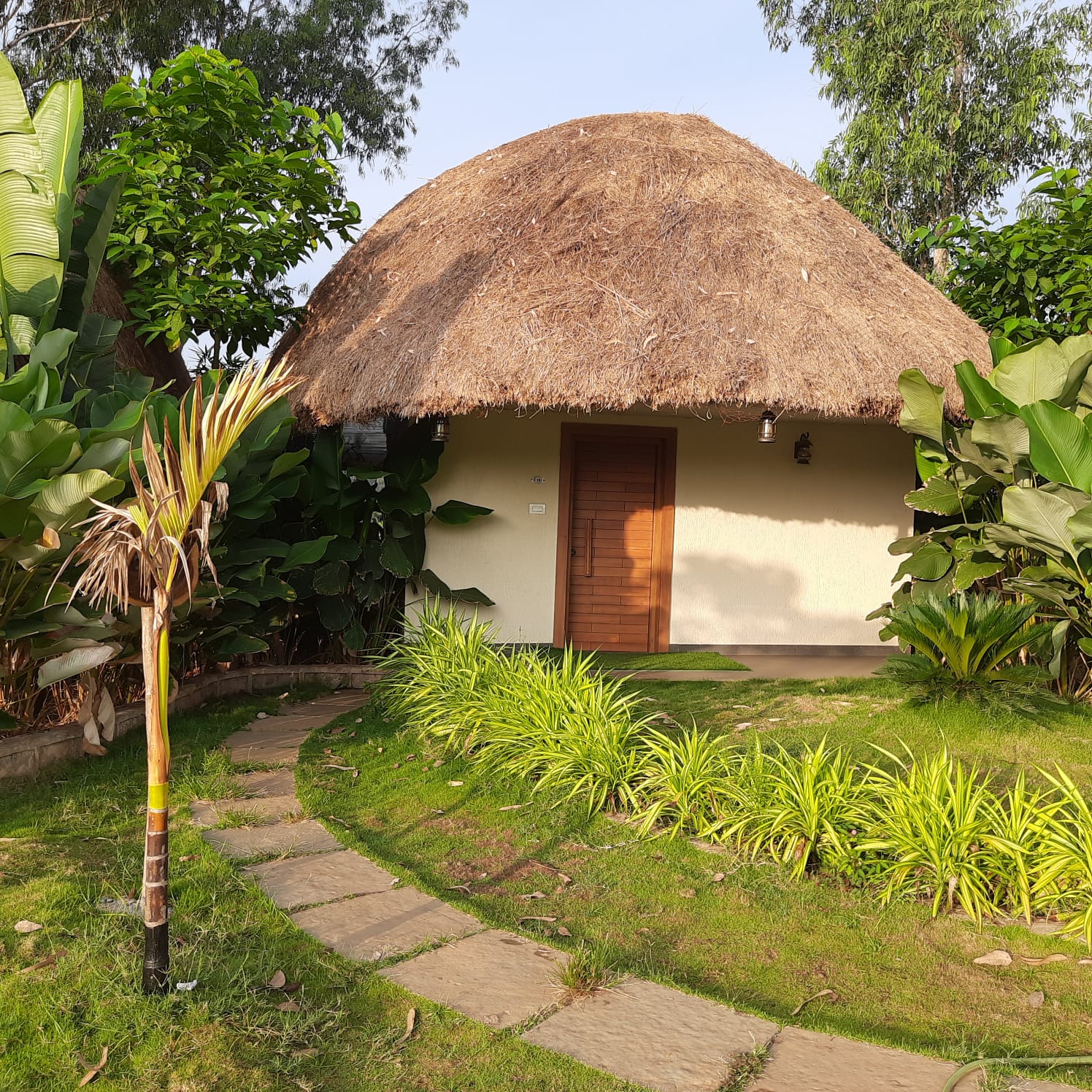Luxury river cottage exterior at Fortune Wood Resort